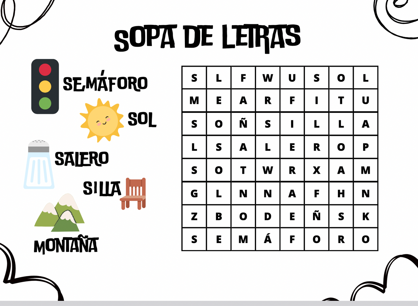 Sopa de letras